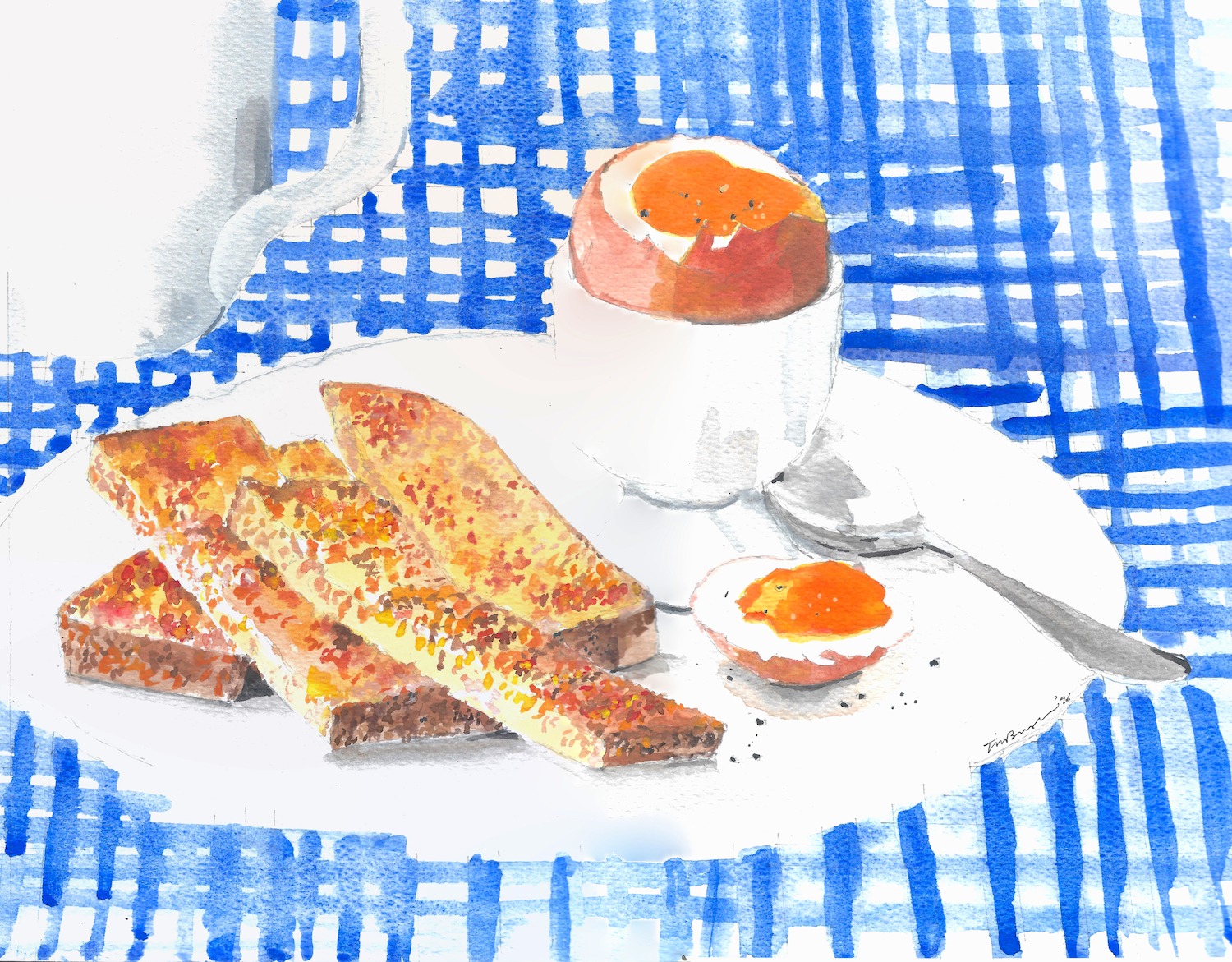 Boiled Egg and Soldiers