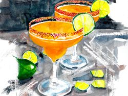 Simply super spicy margarita